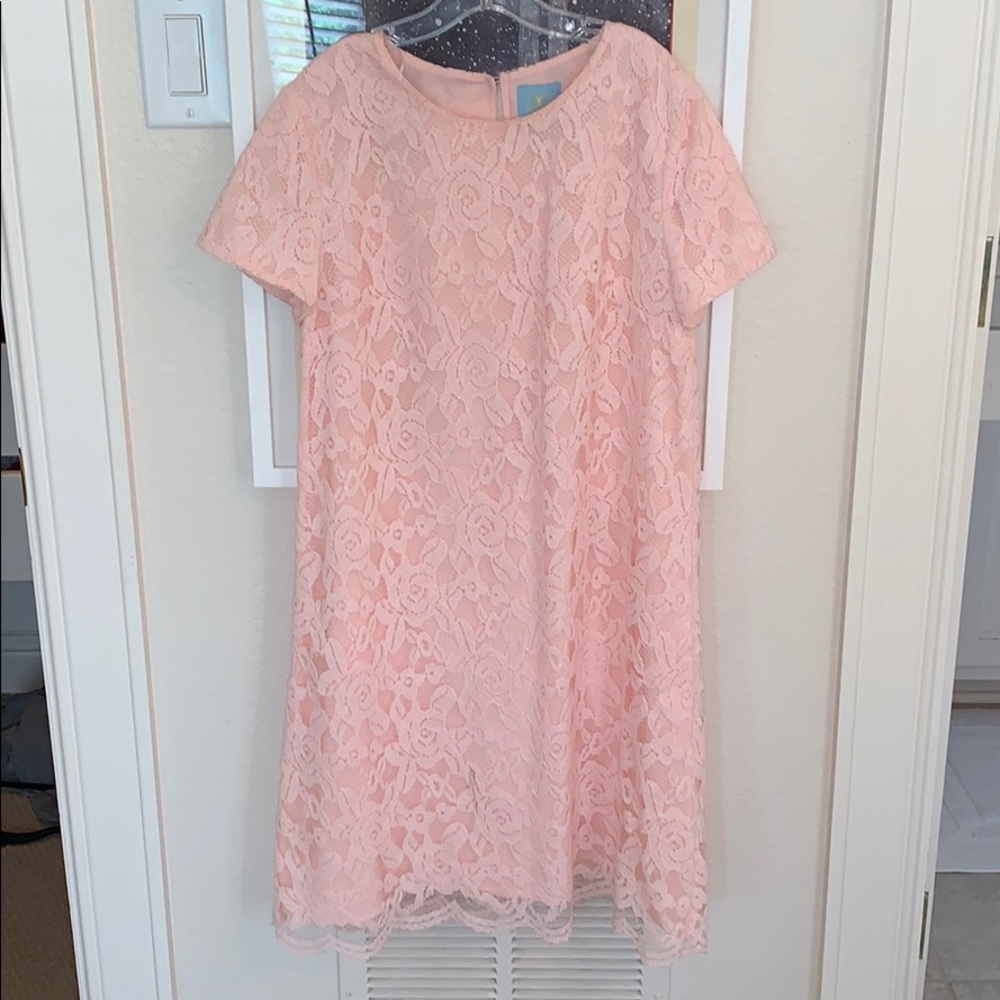 Adorable CeCe Pink Lace Dress